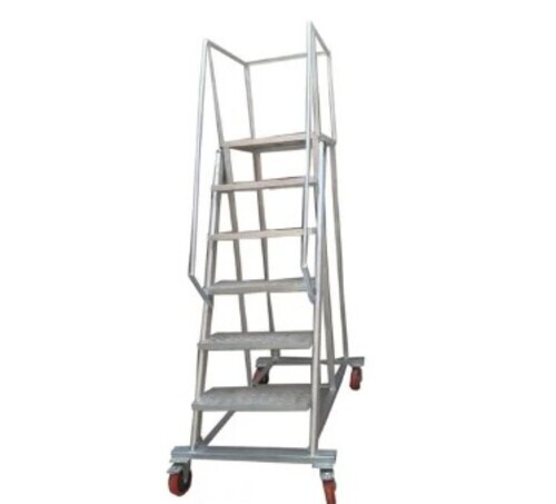 5 Feet Aluminium Trolley Step Ladder