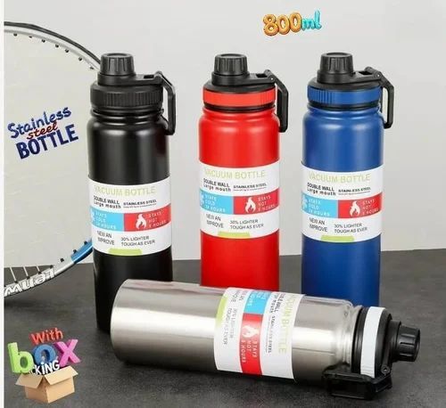 800ml Vacuum Insulated Outdoor Thermos Water Bottle