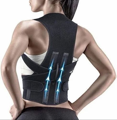 Black Color Posture Corrector Back Support Belt