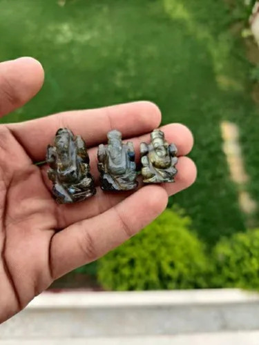Gemstone Ganesha Statue