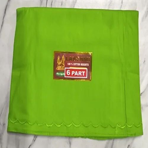 Green Women Cotton Petticoat