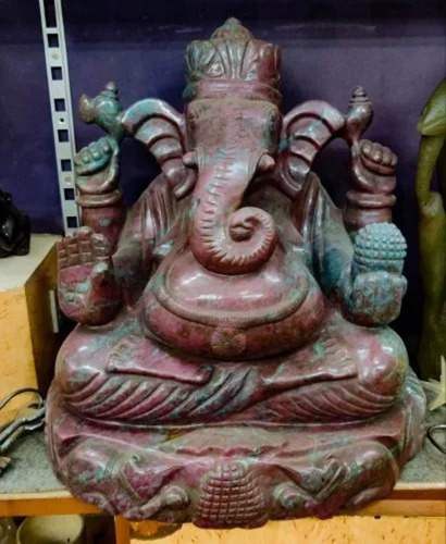Ruby Ganesh Gemstone