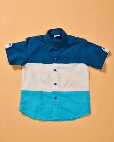 Tri Color Half Sleeve Shirt