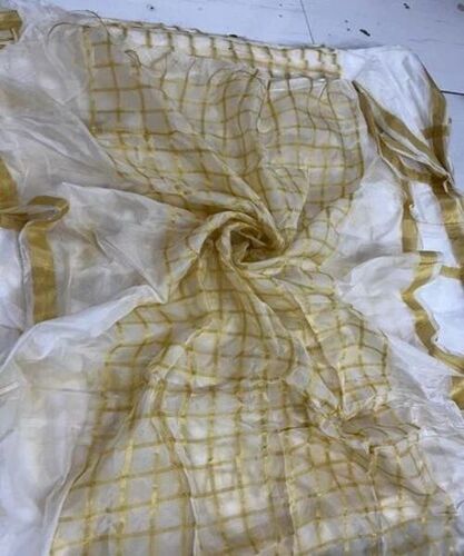 White Chanderi Fabric