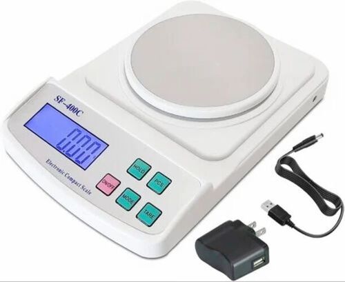 White Weighing Balance Machine