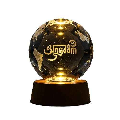 3d Crystal Mementos With Lamp