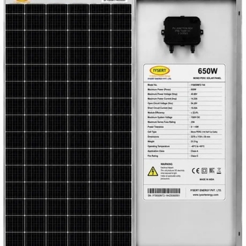 650 W Solar Panels
