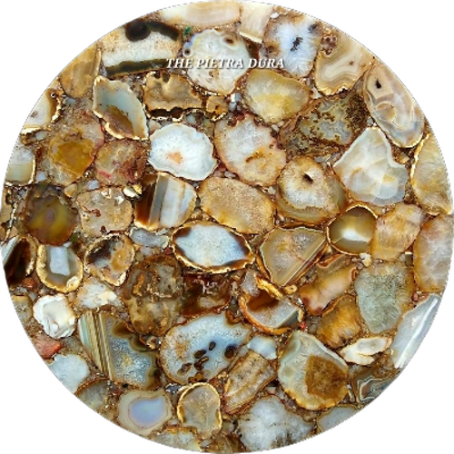 Agate Table Top - Finish: Polish