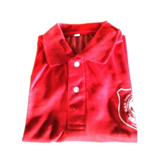 Boys School Sports T Shirt - Cotton, Customized Size, Multiple Colors | Polo Collar, Short Sleeves, Lightweight, Casual