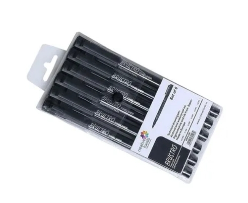 Brustro Fineliner Markar Pens Set Of 6