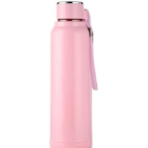 Pink Plastic Water Bottle