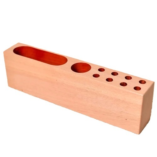 Rectangular Wooden Pen Stand