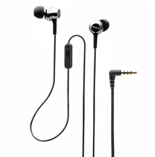 Sony Mdr-Ex255Ap Wired Earphone With Mic - Color: Black