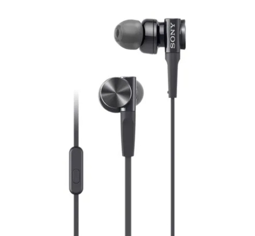 Sony Mdr-Xb75Ap Wired Earphone With Mic - Color: Black