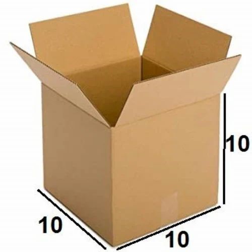10x10x10 Inch 3 Ply Corrugated Boxes