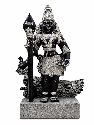 2 Feet Bala Murugan Statue - Color: Black