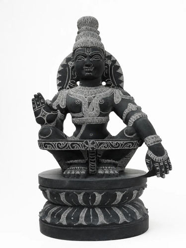 2 Ft Ayyappan Statue - Color: Black