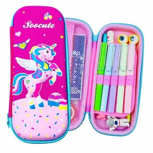 3d Eva Pencil Case With Compartments