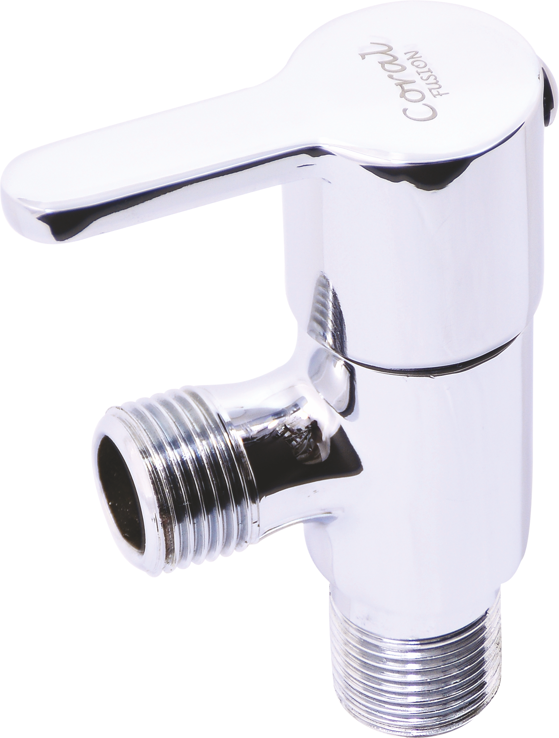 Brass Fusion Angle Valve - Color: Silver