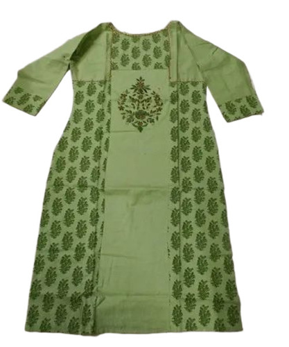 Cotton Embroidery Kurtis