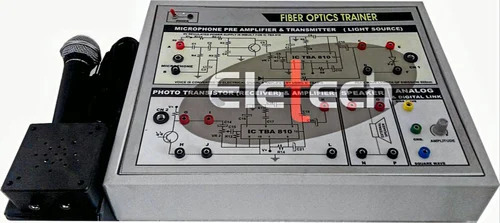 Fiber Optic Trainer Kit With Analog & Digital Link