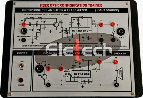 Fiber Optic Trainer Kit With Digital & Analog Link
