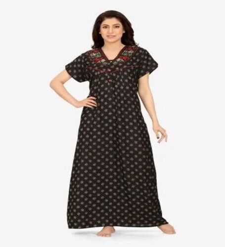 Ladies Printed Night Gown