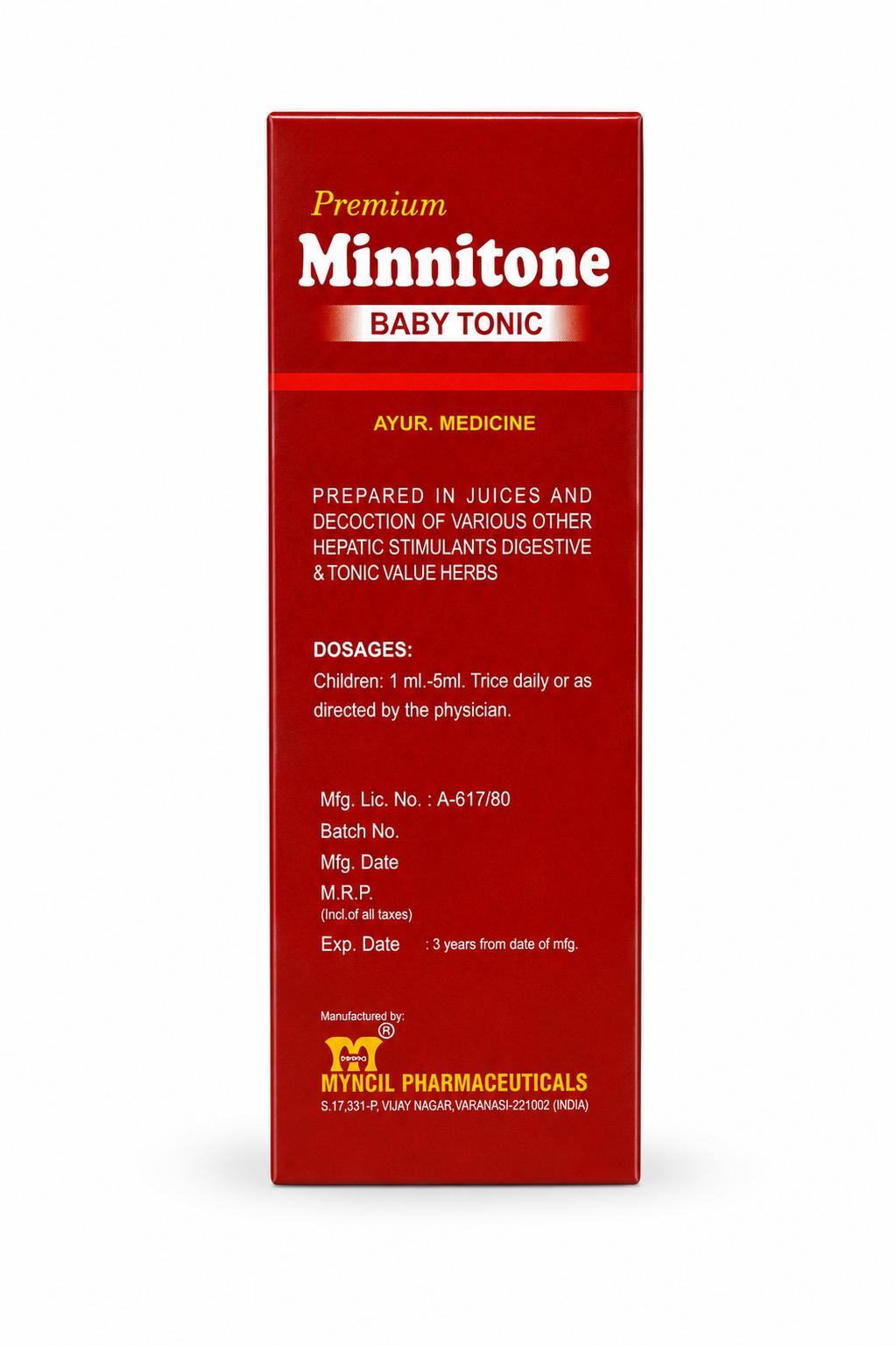Minnitone Baby Tonic 100 Ml - Age Group: 1 To 12 Years