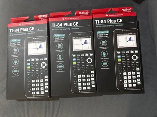New Texas Instruments TI 84 Plus CE Color Graphing Calculator