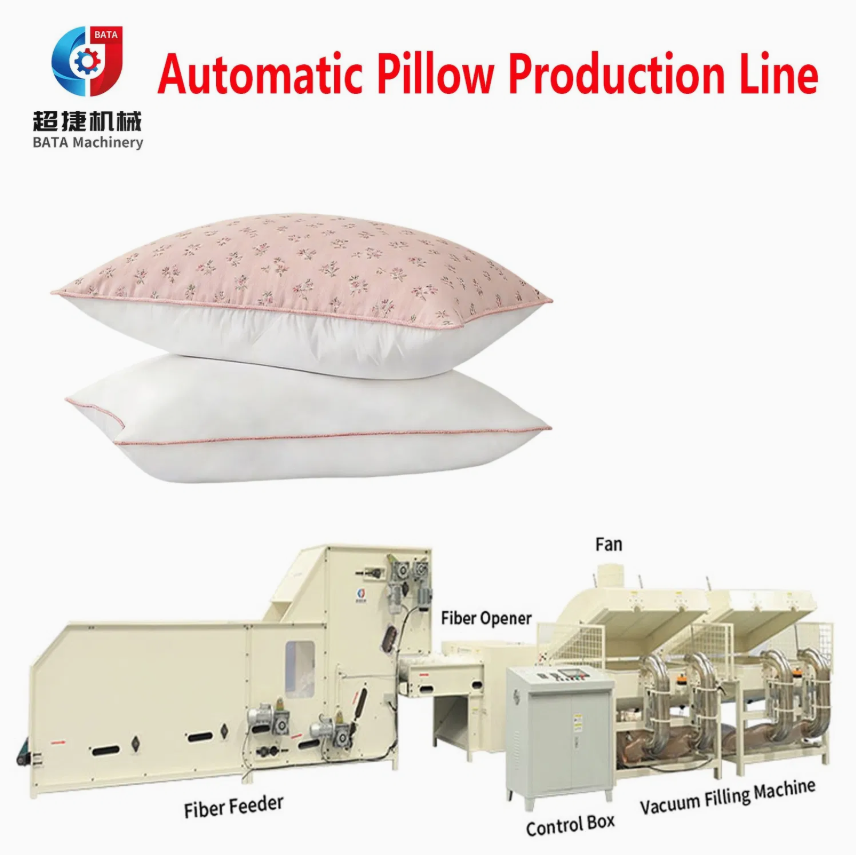 Pillow Filling Line Cotton Fibre Bale Opener Machine Microfiber Chemical Micro Fiber Opening Machinery - Capacity: 480 Pcs/Hr