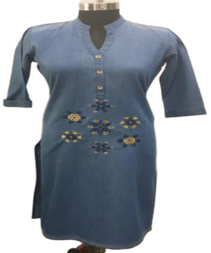 Rayon Fancy Ladies Kurtis