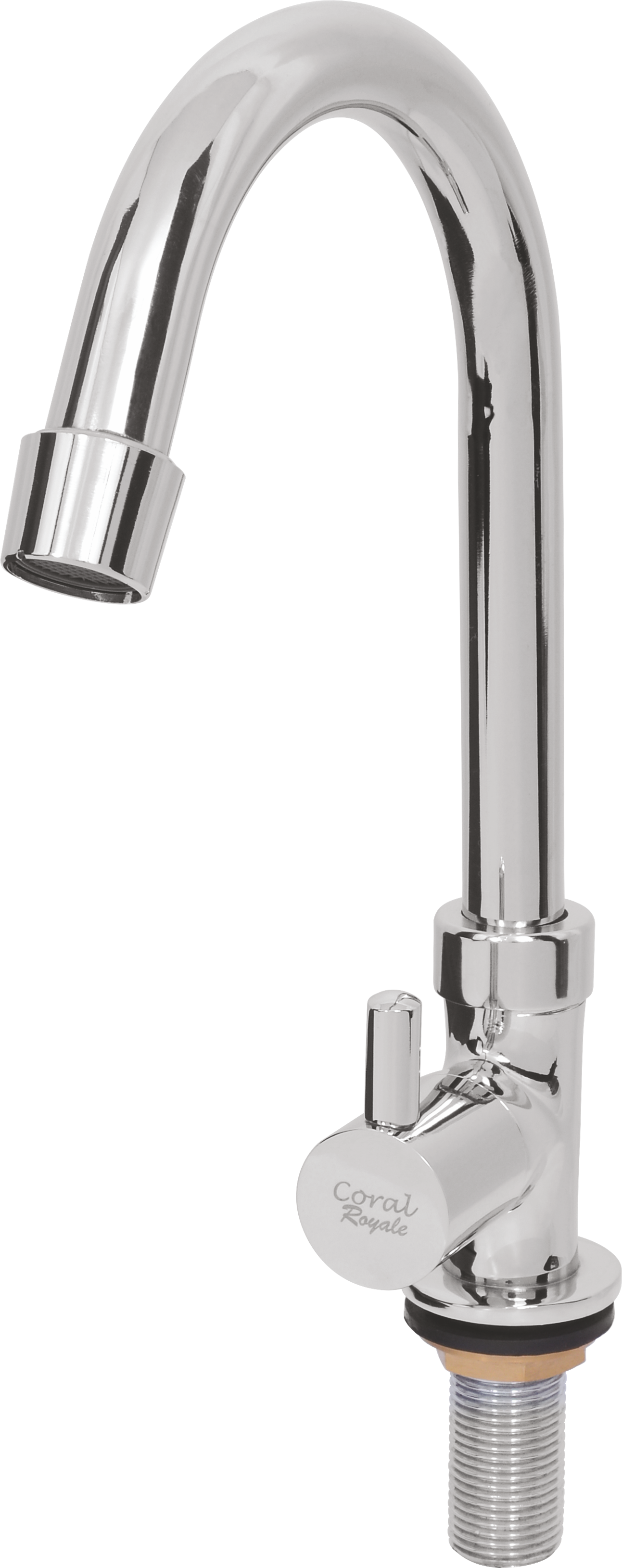 Royale Deck Mounted Swan Neck - Color: Silver