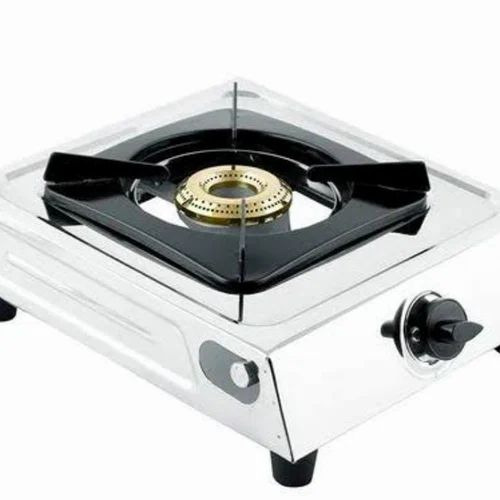 Silver Single Burner Gas Stove