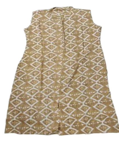 Sleeveless Rayon Printed Kurtis