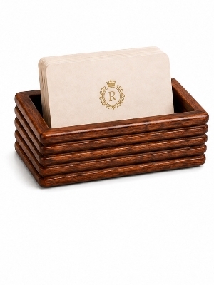 Wooden Card Holder