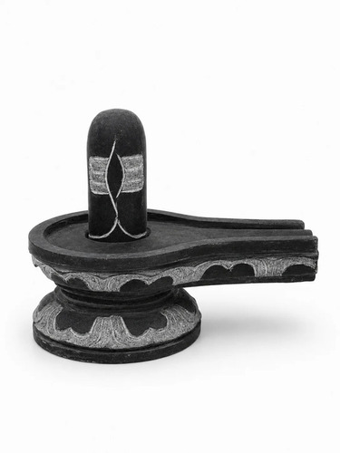 0.5 Ft Third Eye Shiva Lingam Statue