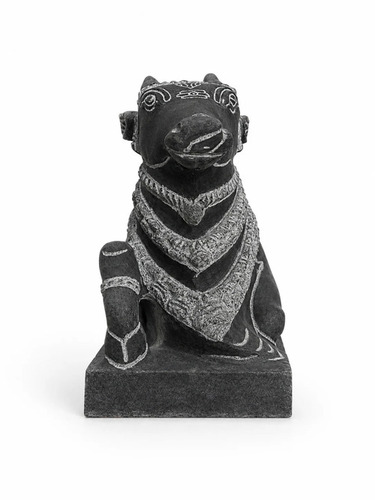 0.8 Ft Adhikara Nandi Statue