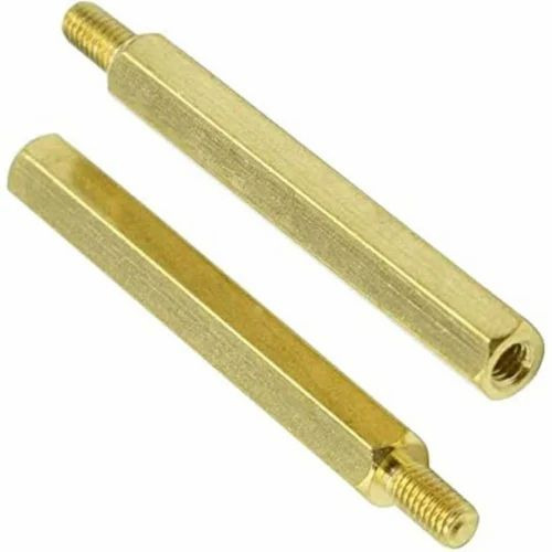 08 Brass Threaded Hex Spacer Terminal