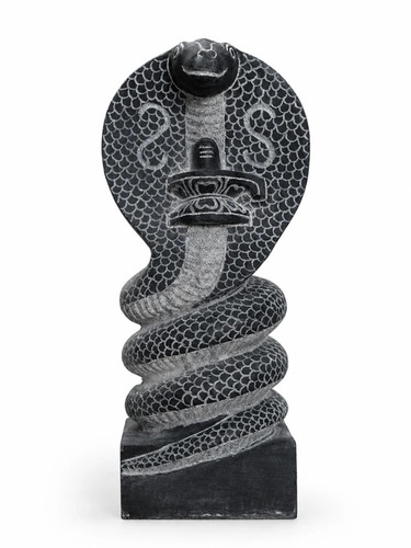 1.25 ft Naga Shiva Lingam Statue