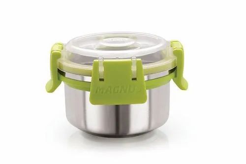 100 Ml Klip Lock Stainless Steel Container