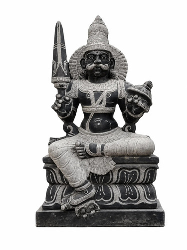 2.5 Ft Munishvaran Statue - Color: Black