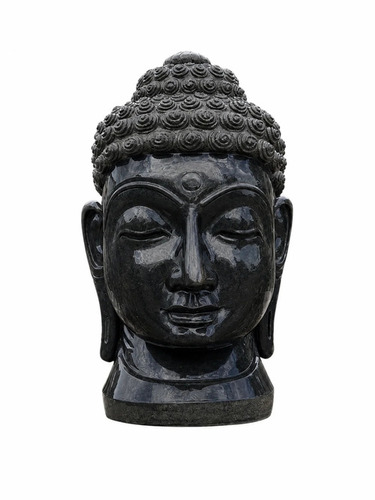3 ft Serene Buddha Head Statue