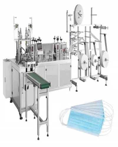 Automatic Face Mask Machine - Color: Silver