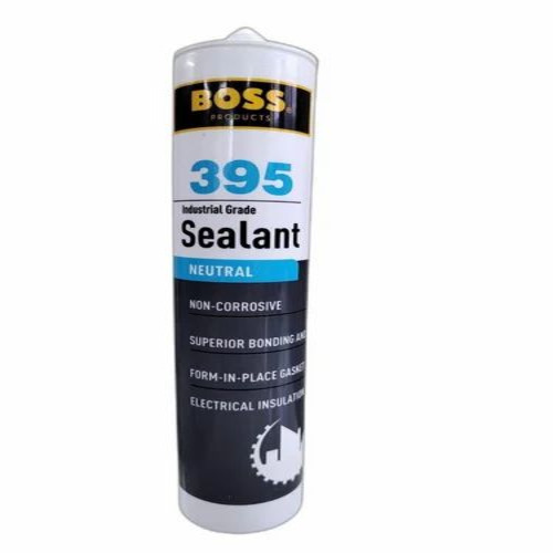 Boss 40+ Hybrid Sealant - 600ml White Bottle, Hardness 20 Â± 5, Density 1.52g/mL | Good Quality
