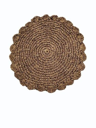 Brown Decorative Jute Mats