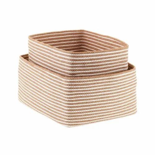Brown Jute Basket