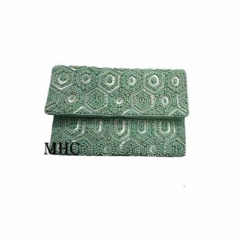Designer Beaded Clutch