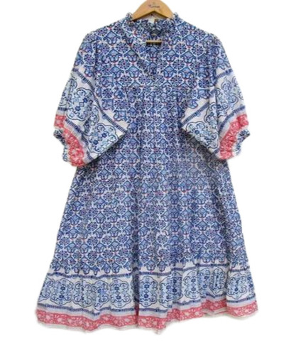Ladies Printed Maxi Dress