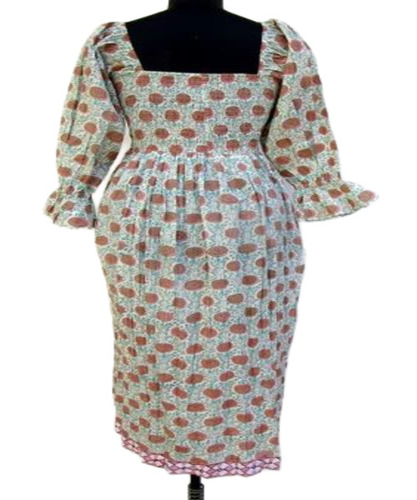Ladies Smocked Maxi Dress