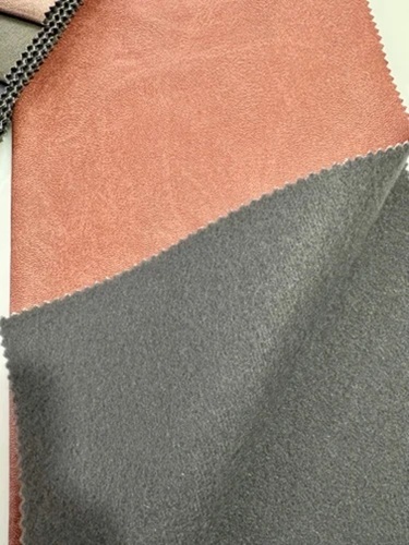 Leather Suede With Fleece Backing Sofa Fabric